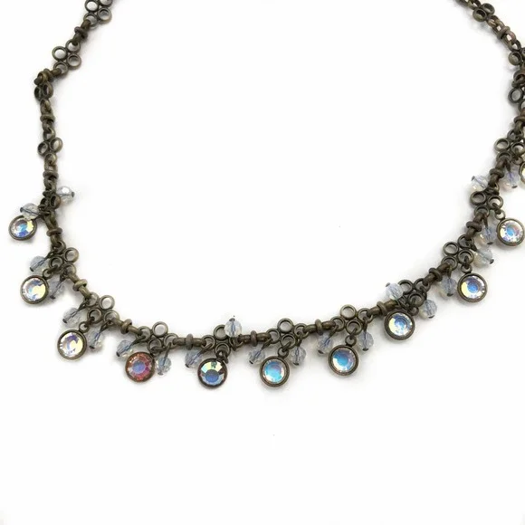 Liz Palacios Swarovski Crystal Choker Necklace - Picture 3 of 6
